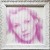 ORIGINAL Kate Moss Pink /Gold on Glass