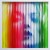 Kate Moss (Rainbow) Original Painting on Glass