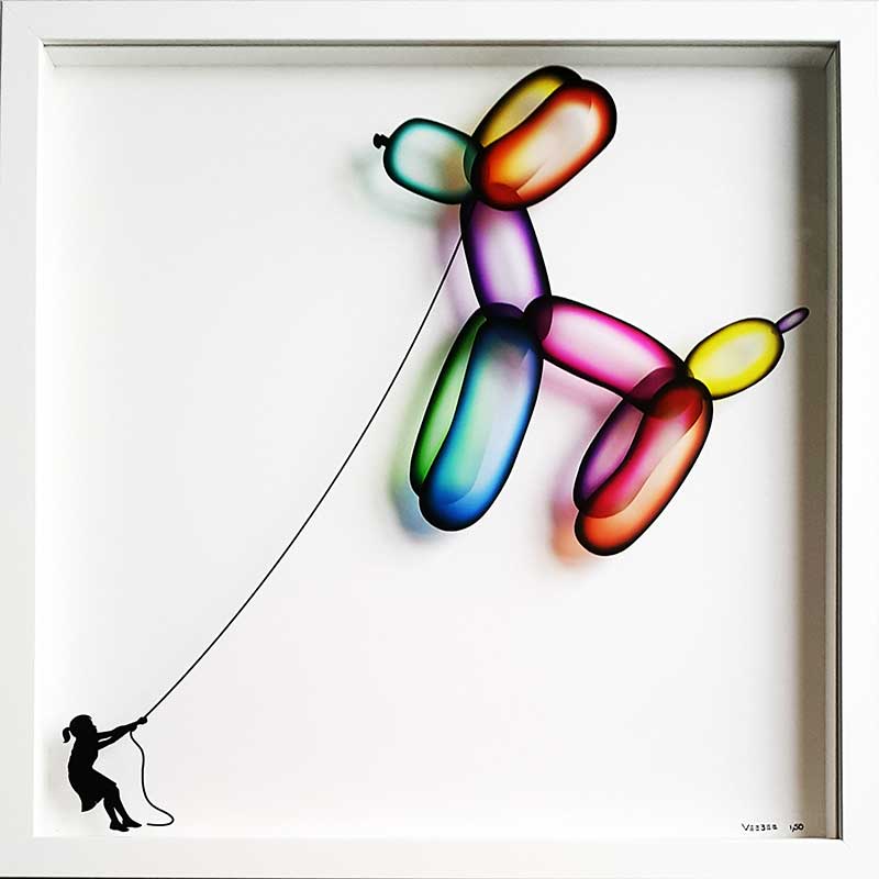 balloon dog painting