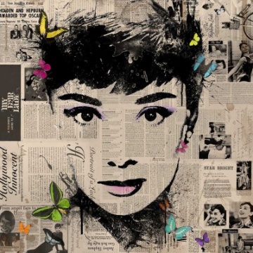 Audrey Hepburn Butterflies 3