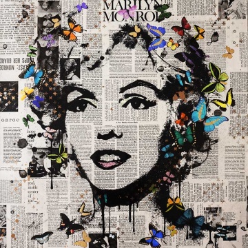 Marilyn Monroe - Hand Finished