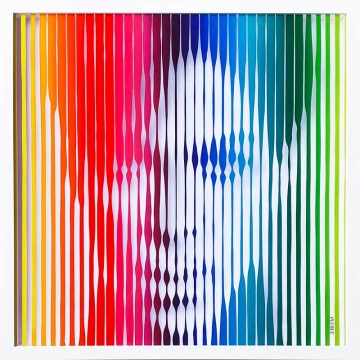 Prince (Rainbow) Glass Print