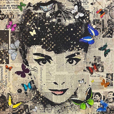 Audrey Hepburn  (Illuminated) for Lecky