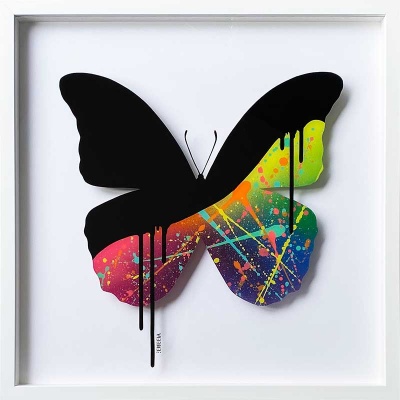 Glass Butterfly (Rainbow)