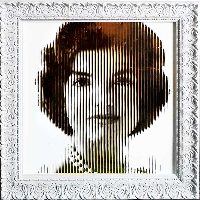 Pure Gold On Glass Jackie O