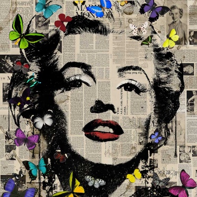 Marilyn Monroe  Butterflies 3
