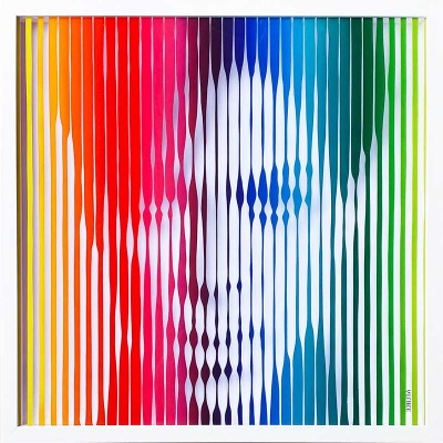 Prince (Rainbow) Glass Print